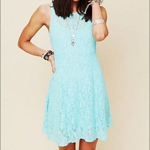 Free People Sleeveless Miles of Lace Dress